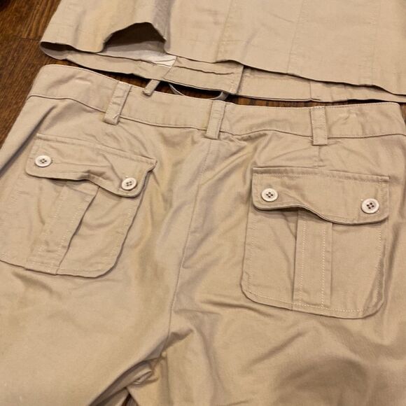 Calvin Klein Jacket(6) Shorts(4) Outfit Set Utility Cargo Outdoor - Picture 5 of 7